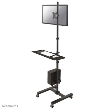 Neomounts Mobile Workplace Floor Stand (monitor, keyboard/mouse & PC)