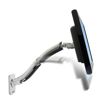 Ergotron MX Wall Mount Arm - uchwyt ścienny do monitora (polerowane aluminium)