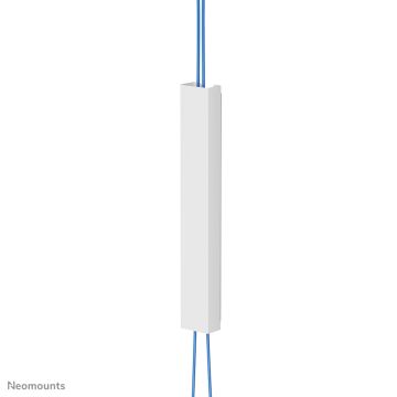 Neomounts Magnetic Cable Cover for sit/stand desk frames, multiple cables, white