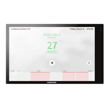 7 IN. ROOM SCHEDULING TOUCH/SCREEN BLACK SMOOTH