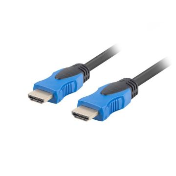 Kabel Lanberg CA-HDMI-20CU-0005-BK (HDMI M - HDMI M; 0,50m; kolor czarny)