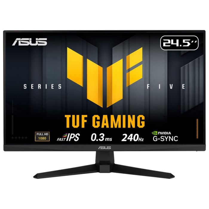 ASUS TUF Gaming Series 5 - VG259QM5A Gaming Monitor – 24.5-inch Full HD Fast-IPS panel, 240Hz, 0.3ms, G-SYNC® compatible AMD FreeSync™ Premium, ELMB SYNC, 99% sRGB, DisplayWidget Center, Gaming AI