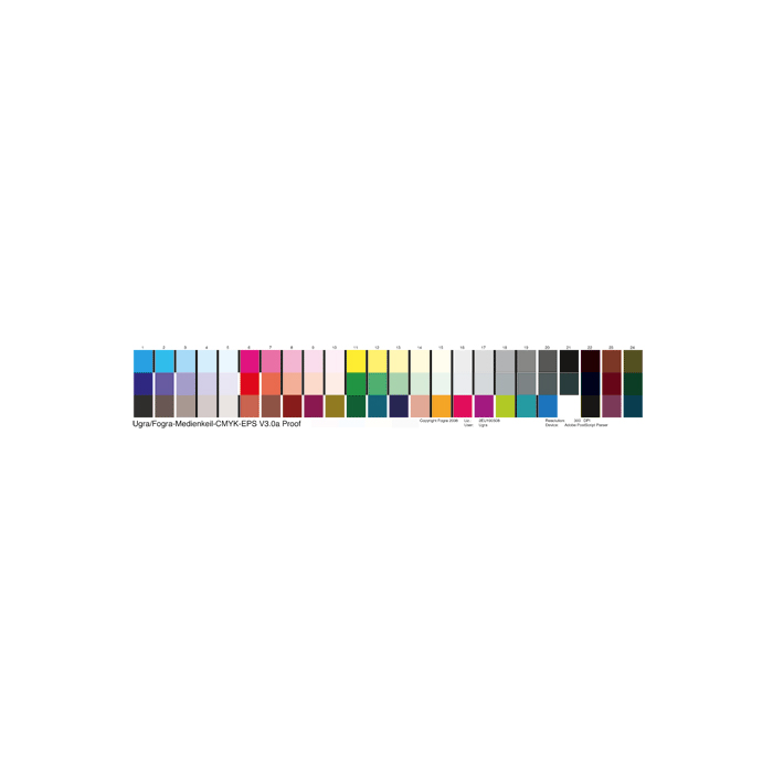 UGRA/Fogra Media Wedge CMYK v3.0