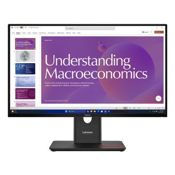 Lenovo ThinkVision T24D-40 23.8"FHD 120Hz 250nits AG HDMI DP USB Eclipse Black