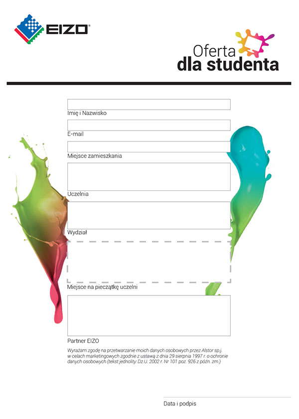 Oferta dla uczniów, studentów i nauczycieli