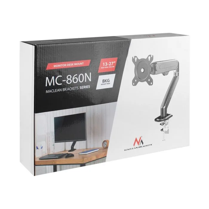 MACLEAN UCHWYT DO MONITORA CZARNY MC-860N