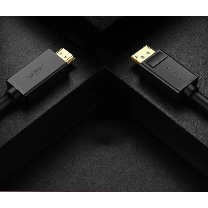 Kabel DisplayPort - HDMI Ugreen DP101 4K 3m - czarny