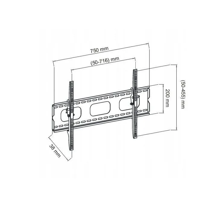 Uchwyt ścienny do telewizora ART AR-18 32"-70" 60kg