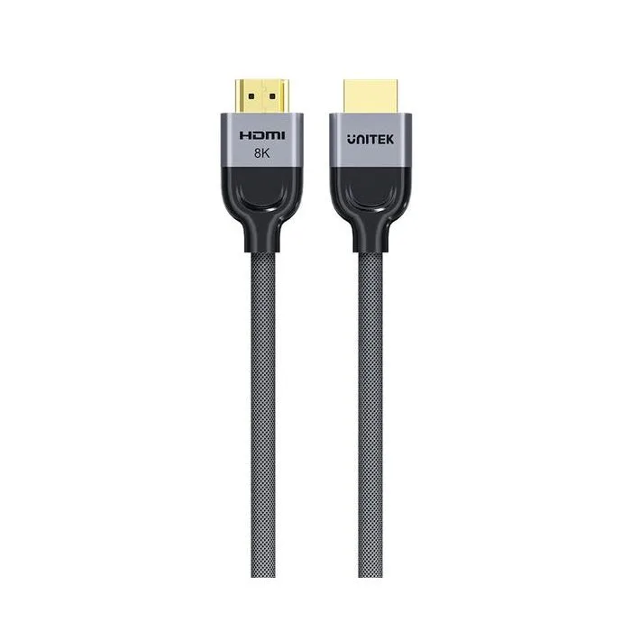 UNITEK KABEL HDMI 2.1 8K LUX OPLOT 1,5M