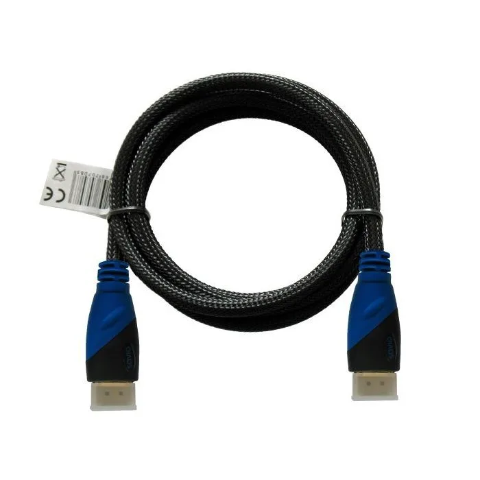 Kabel SAVIO cl-02 (HDMI M - HDMI M; 1,5m; kolor czarny)