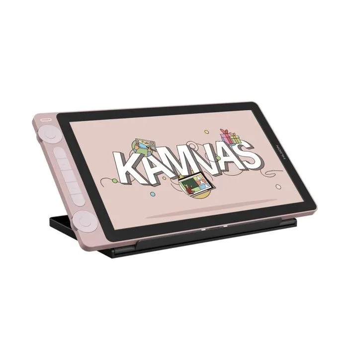 Tablet graficzny z ekranem HUION Kamvas 13 różowy