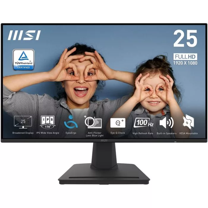 Monitor MSI 24.5" PRO MP252 IPS 100Hz