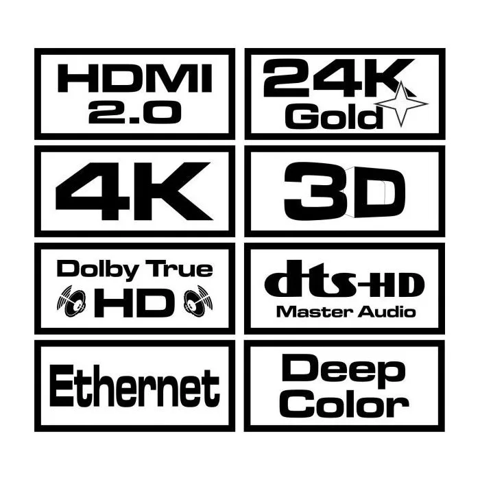 Kabel SAVIO cl-75 (HDMI M - HDMI M; 20m; kolor czarny)