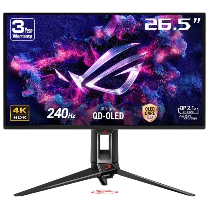 Monitor ASUS ROG Swift OLED PG27UCDM 26,5″ QD-OLED 4K 240 Hz