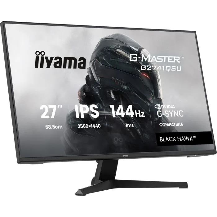 MONITOR IIYAMA LED IPS 27" G2741QSU-B1 Black Hawk 144Hz