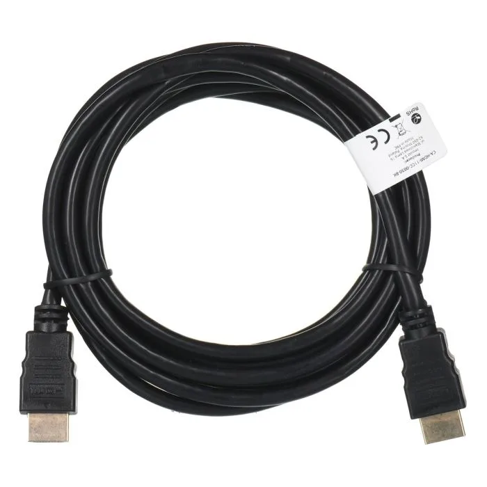Kabel Lanberg CCS CA-HDMI-11CC-0030-BK (HDMI M - HDMI M; 3m; kolor czarny)