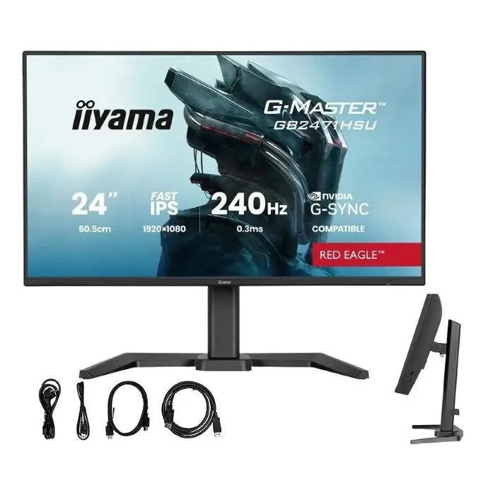 MONITOR IIYAMA LED Fast IPS 23,8" GB2471HSU-B1 Red Eagle 240Hz