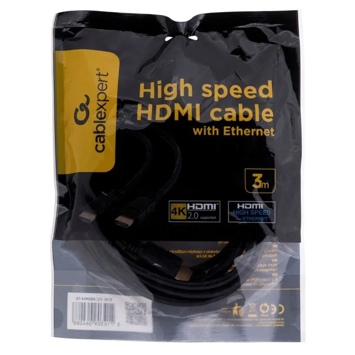 Kabel GEMBIRD CC-HDMI4-10 (HDMI M - HDMI M; 3m; kolor czarny)