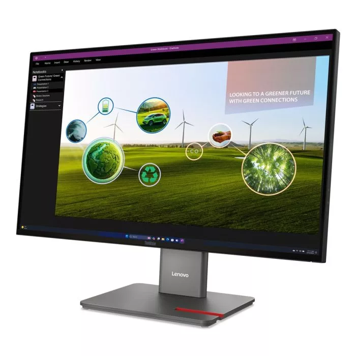 Lenovo ThinkVision P27q-40 27"QHD 120Hz 350nits AG USB HDMI DP Eclipse Black