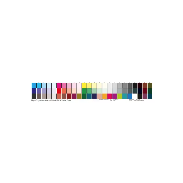 UGRA/Fogra Media Wedge CMYK v3.0