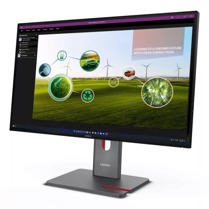 Lenovo ThinkVision P27q-40 27"QHD 120Hz 350nits AG USB HDMI DP Eclipse Black