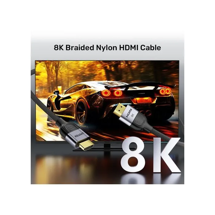 UNITEK KABEL HDMI 2.1 8K LUX OPLOT 2M