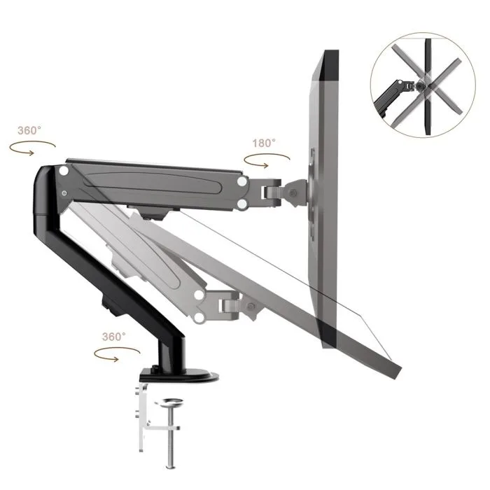 MACLEAN UCHWYT DO MONITORA CZARNY MC-860N