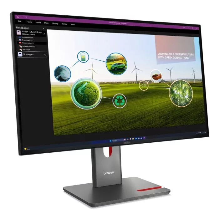 Lenovo ThinkVision P27q-40 27"QHD 120Hz 350nits AG USB HDMI DP Eclipse Black
