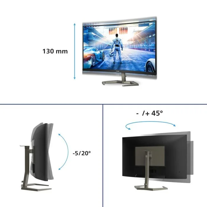 MONITOR PHILIPS LED 31,5" 32M1C5200W/00 240Hz