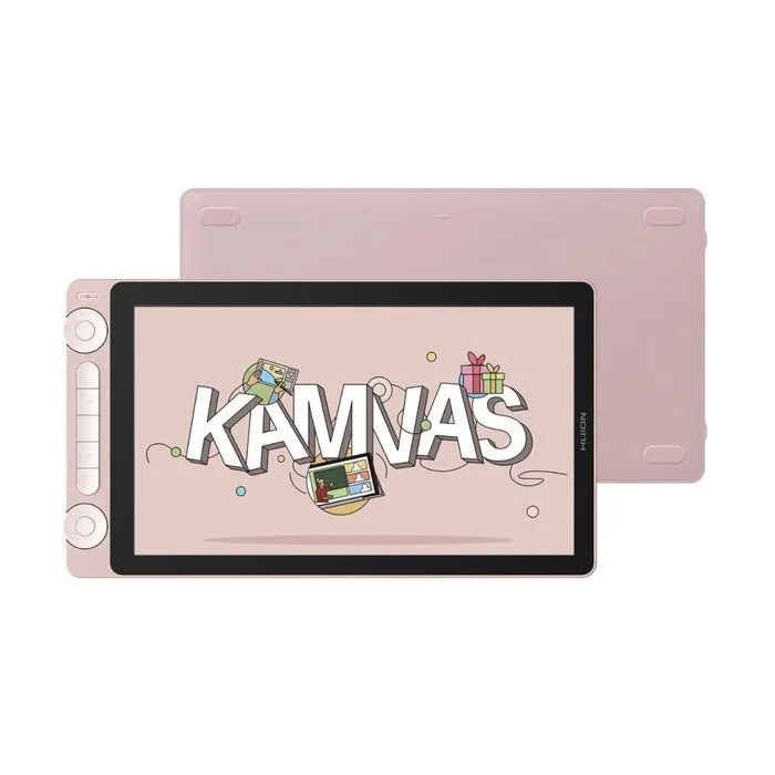 Tablet graficzny z ekranem HUION Kamvas 13 różowy