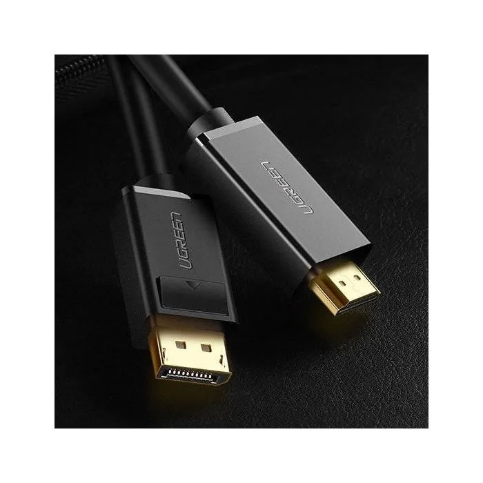 Kabel DisplayPort - HDMI Ugreen DP101 4K 3m - czarny