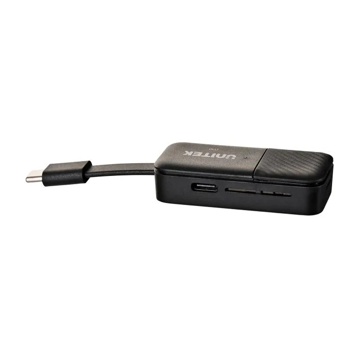 UNITEK BEZPRZEWODOWY NADAJNIK HDMI DO 50M, USB-C, CZARNY
