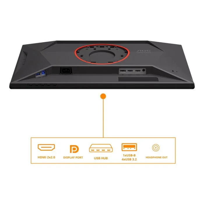 MONITOR AOC LED 24,5" 25G4KUR 400Hz