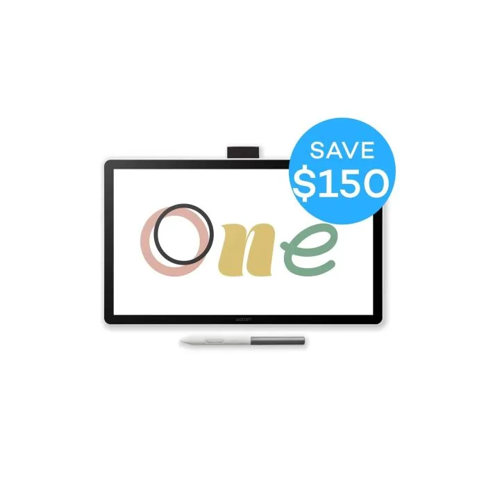 Wacom One 14 - ekranowy tablet graficzny z piórkiem Wacom One Standard Pen i kablem USB-C