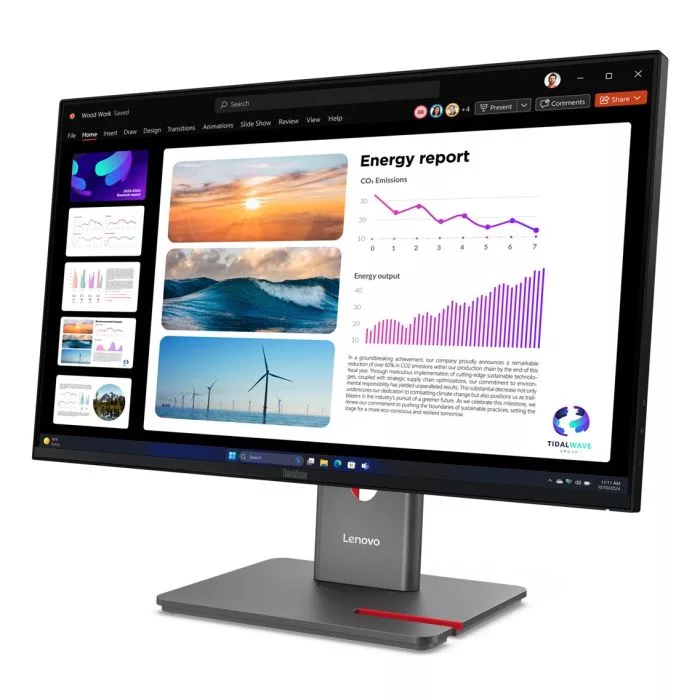 Lenovo ThinkVision P24Q-40 23.8"QHD 120Hz 300nits AG USB HDMI DP Raven Black