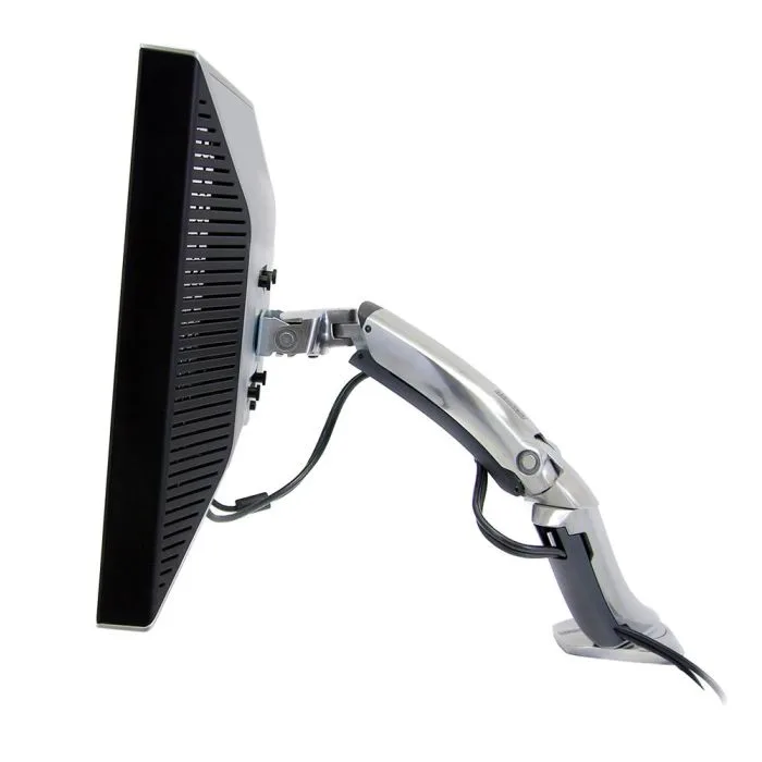 Ergotron MX Desk Mount Arm - uchwyt biurkowy do monitora (polerowane aluminium)