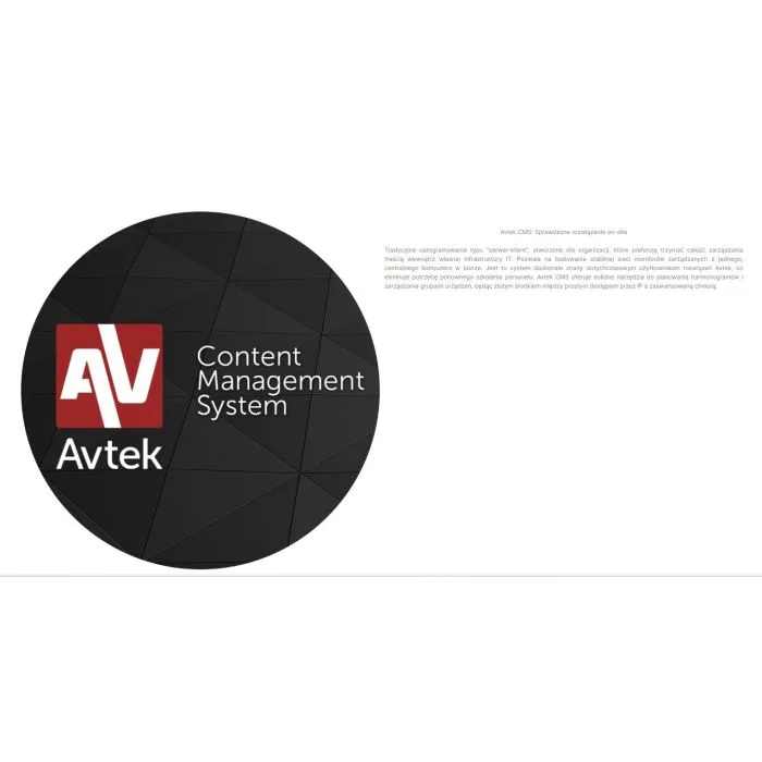 AVTEK MONITOR INFORMACYJNY DS2 75"