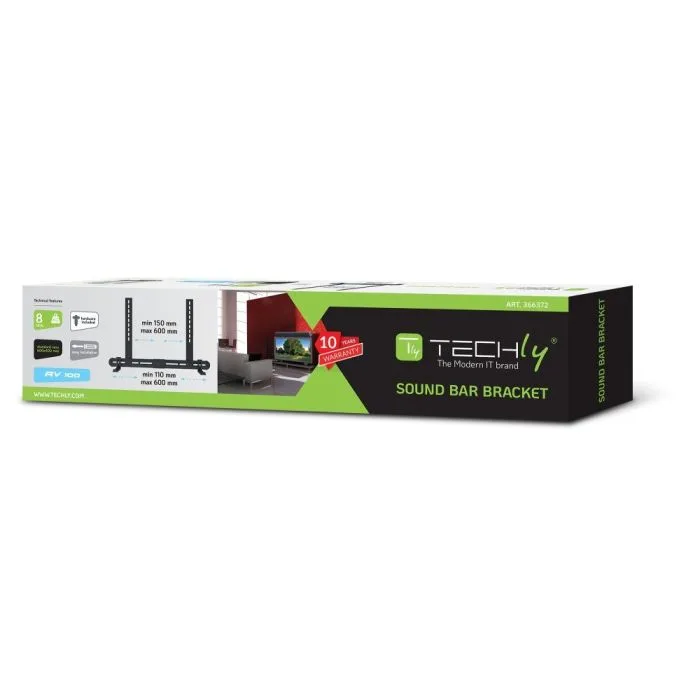 TECHLY UCHWYT ŚCIENNY LUB VESA TV DO GŁOŚNIKA SOUNDBAR REGULOWANY