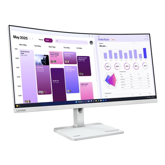 Lenovo L34W-4C 34"WQHD 120Hz 350nits HDMI DP Cloud Grey
