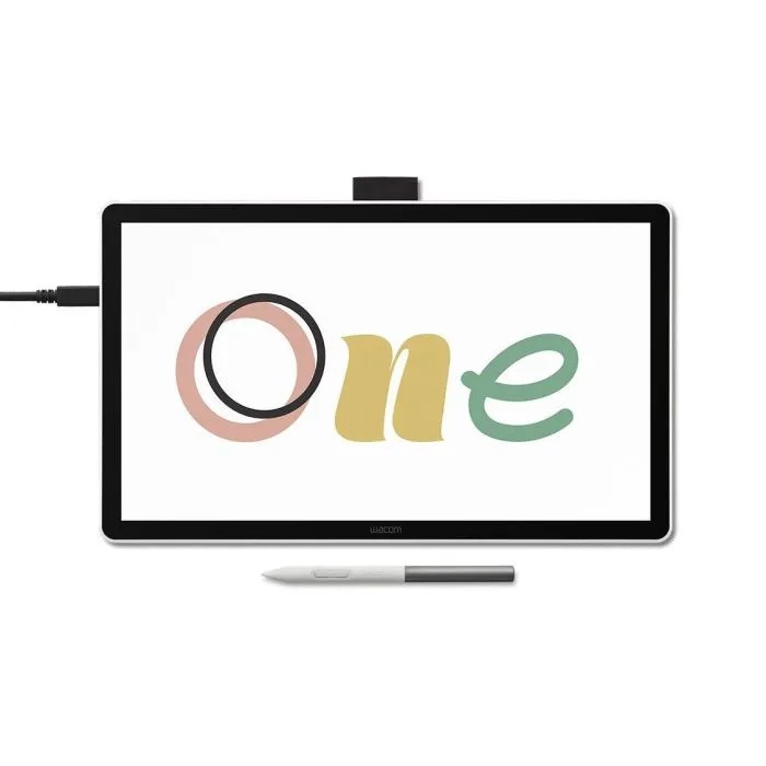 Wacom One 14 - ekranowy tablet graficzny z piórkiem Wacom One Standard Pen i kablem USB-C