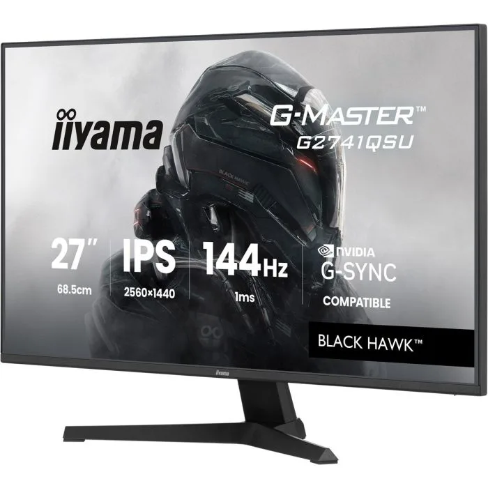 MONITOR IIYAMA LED IPS 27" G2741QSU-B1 Black Hawk 144Hz