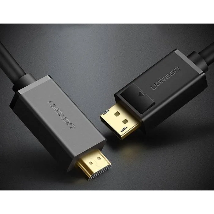 Kabel DisplayPort - HDMI Ugreen DP101 4K 3m - czarny