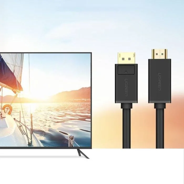 Kabel DisplayPort - HDMI Ugreen DP101 4K 3m - czarny