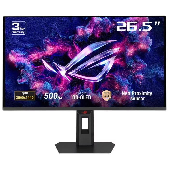 MONITOR ASUS 26.5" XG27AQDPG ROG Strix OLED 500 Hz
