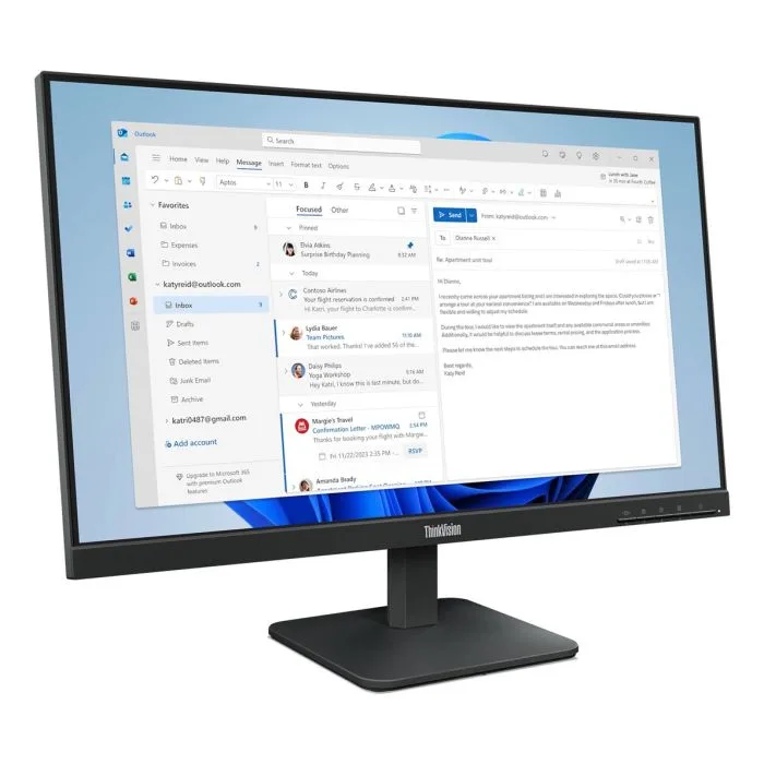 Monitor Lenovo ThinkVision 23,8" S24-4E (64B5KAT1EU)