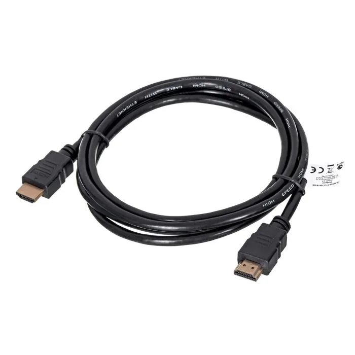 Kabel Lanberg CCS CA-HDMI-11CC-0018-BK (HDMI M - HDMI M; 1,8m; kolor czarny)