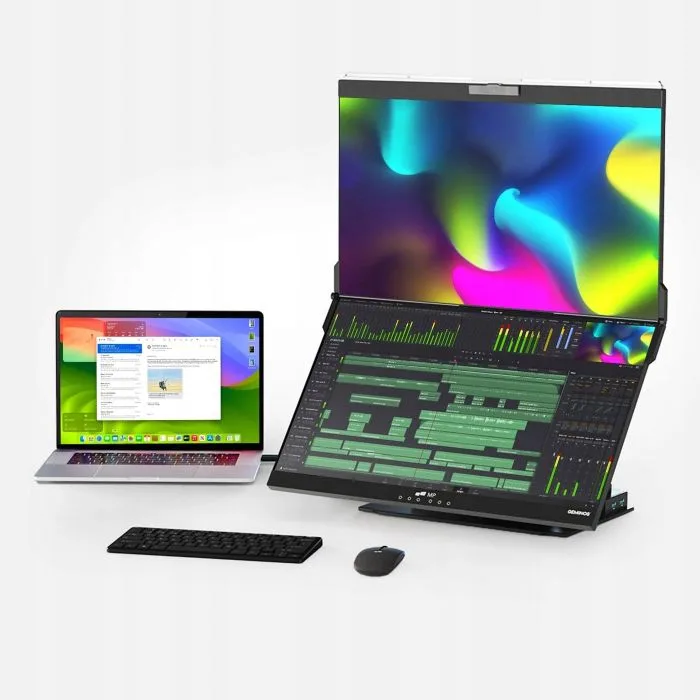 Mobile Pixels Geminos X Dual — dwa monitory 24″ QHD 75 Hz, dolny ekran dotykowy