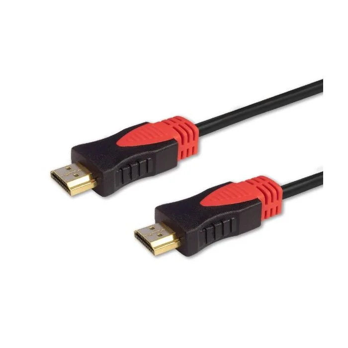 Kabel SAVIO CL-95 (HDMI M - HDMI M; 1,5m; kolor czarny)