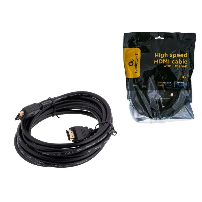 Kabel GEMBIRD CC-HDMI4-10M (HDMI M - HDMI M; 10m; kolor czarny)