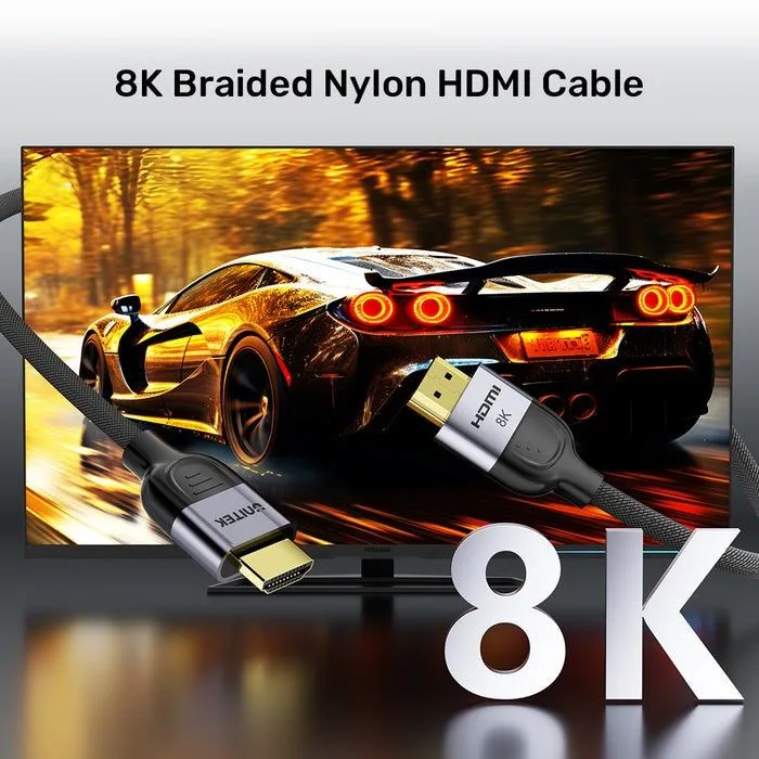 UNITEK KABEL HDMI 2.1 8K LUX OPLOT 1M